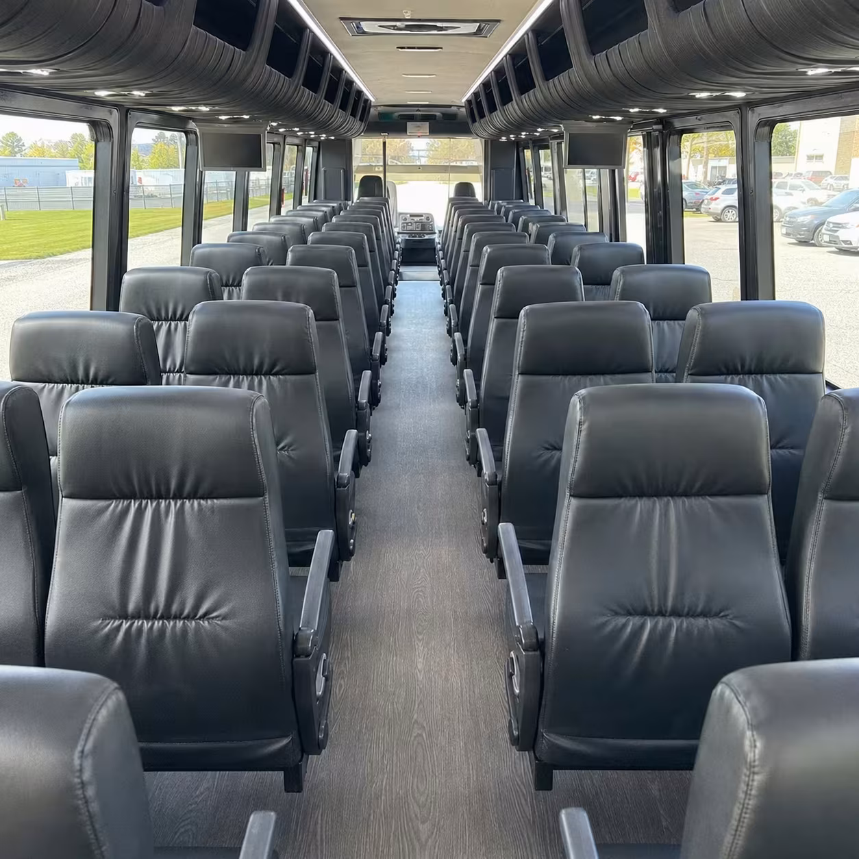 25 passenger minibus interior