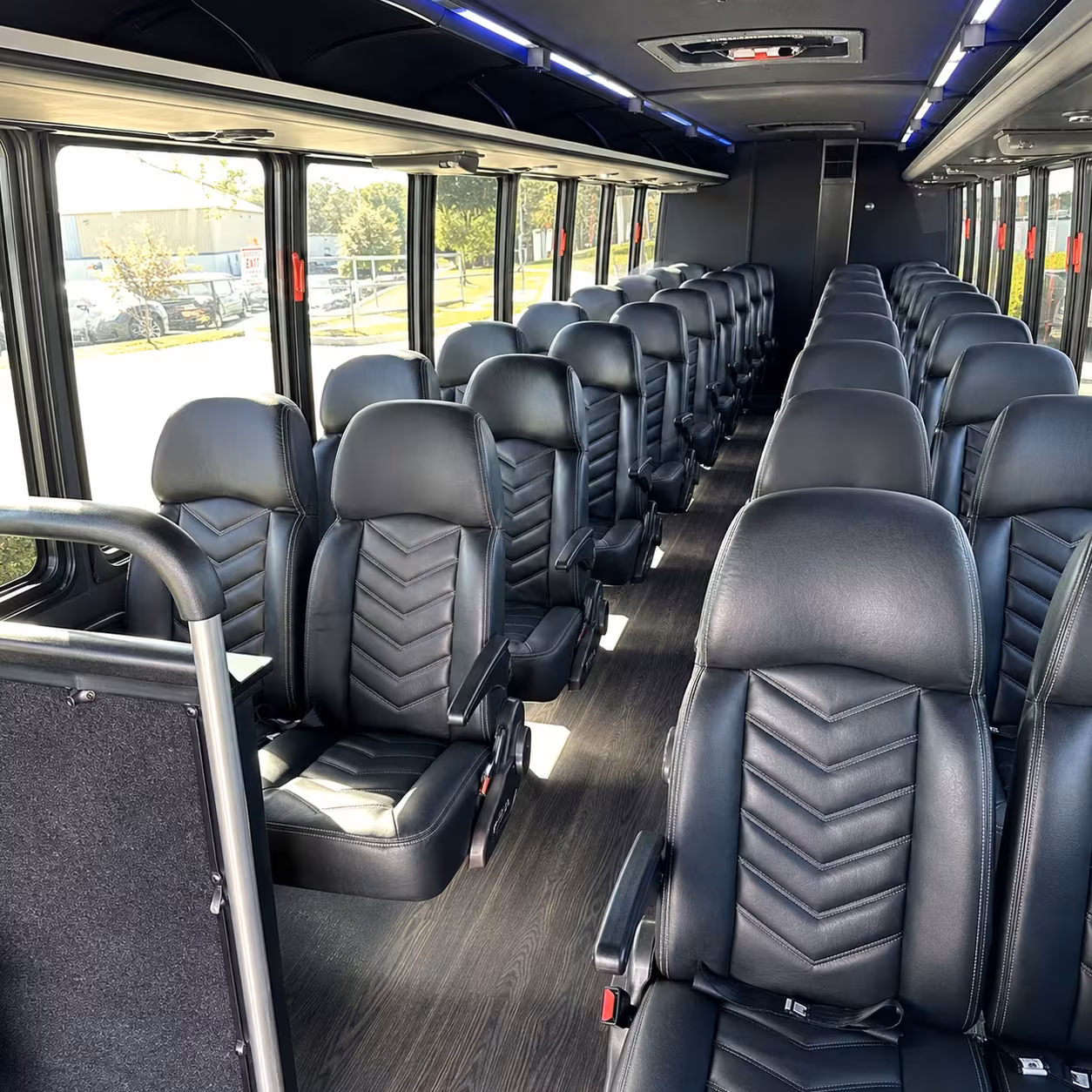 35 passenger minibus inside