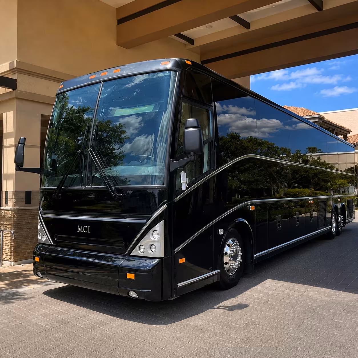 charter bus transportation for large concert groups in perris