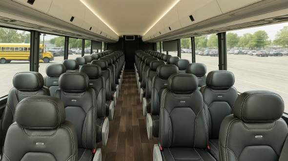 perris 15 passenger minibus inside