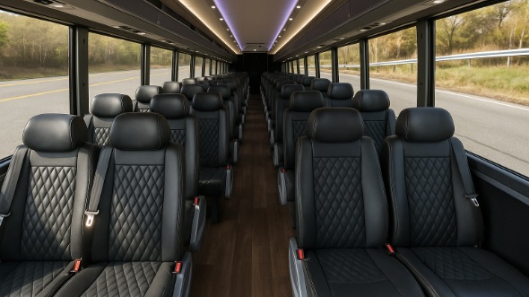 perris 20 passenger minibus inside