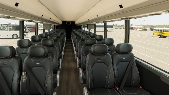 perris 25 passenger minibus inside