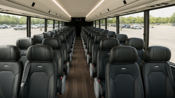 perris 28 passenger minibus inside