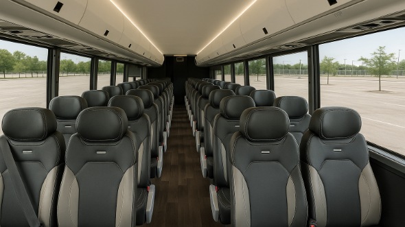 perris 35 passenger minibus inside