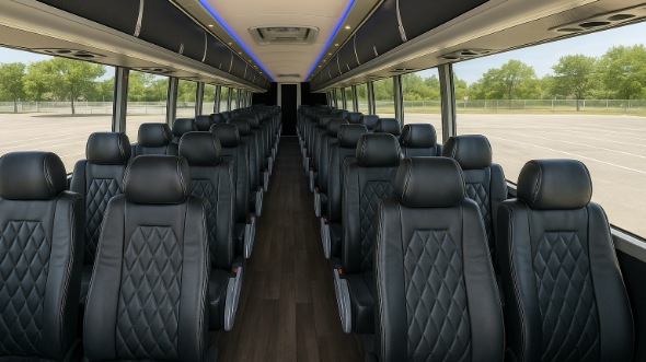 perris 54 passenger charter bus rental