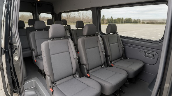 perris sprinter van with driver inside