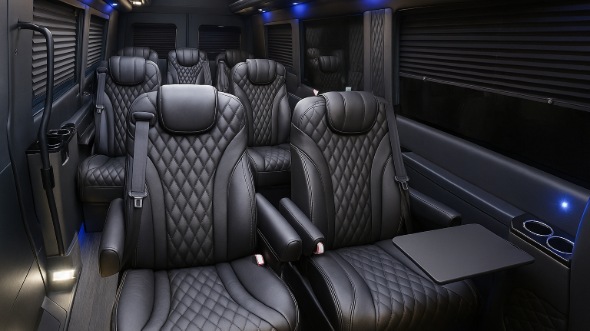 perris sprinter van with driver rental