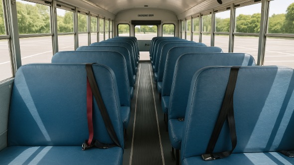 school bus rental interior perris