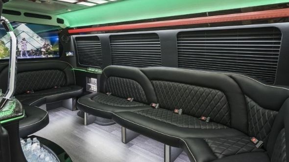 sprinter limo rental interior corona